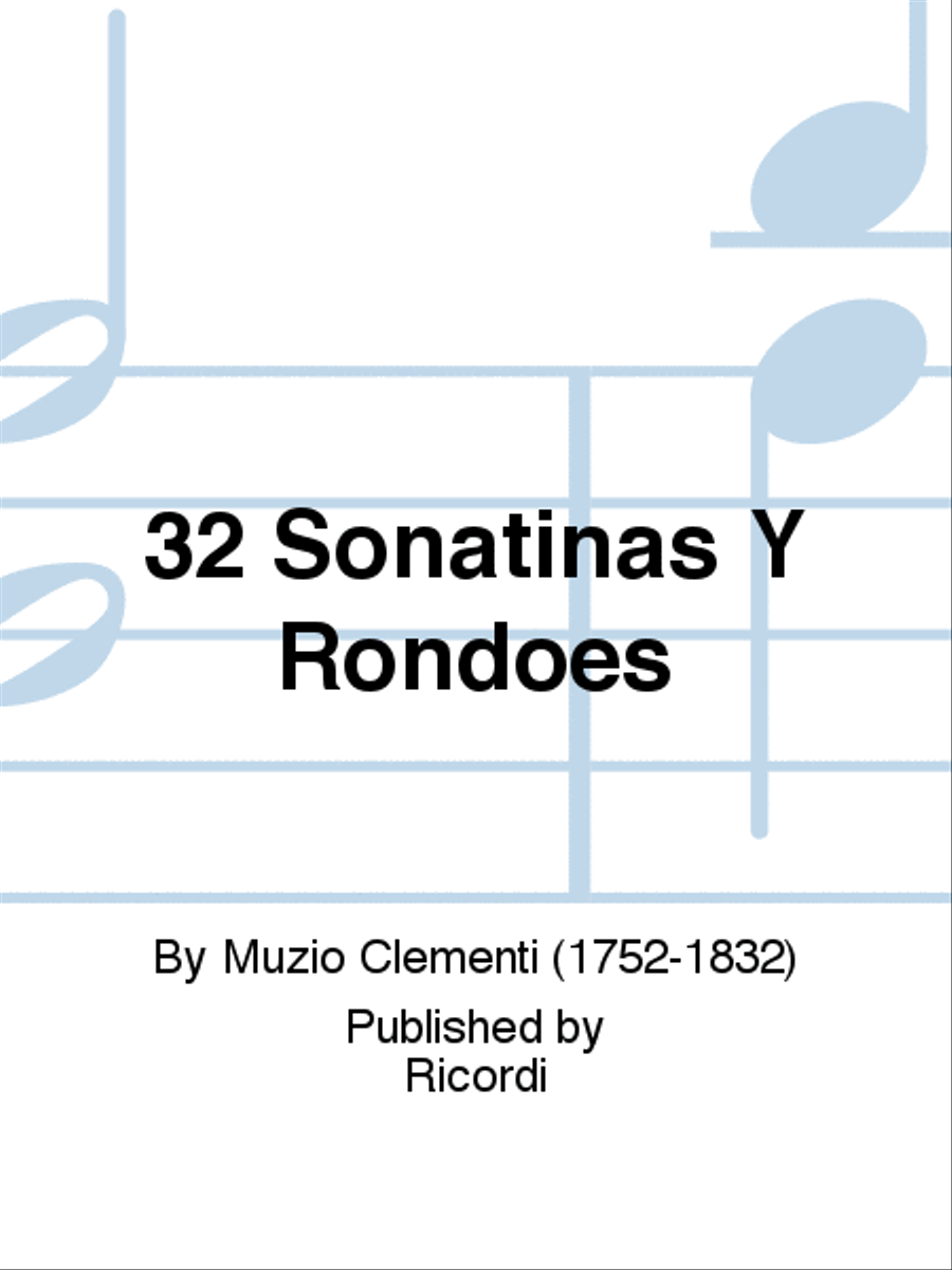 32 Sonatinas Y Rondoes School and Community scores gallery preview page 1