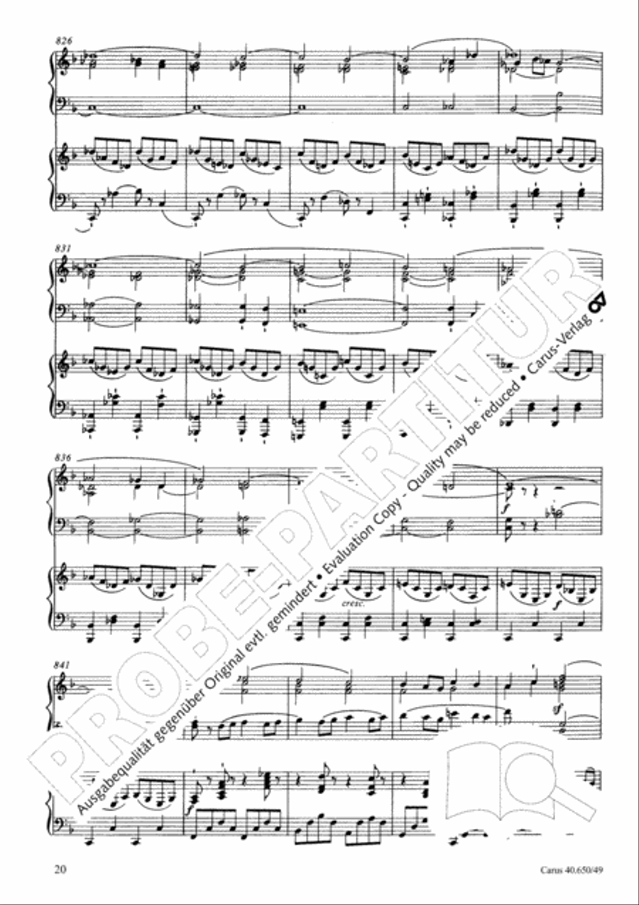 Petite Messe solennelle 4-Part scores gallery preview page 21