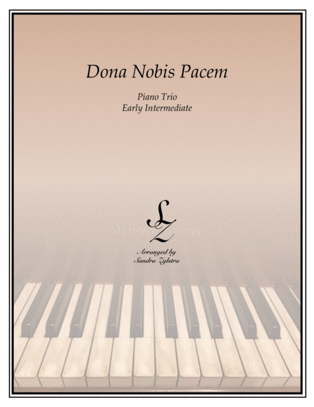 Dona Nobis Pacem (1 piano, 6 hand trio) image number null