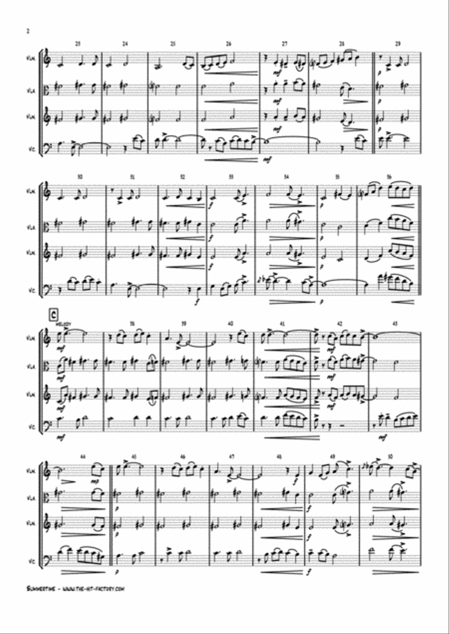Summertime String Trio scores gallery preview page 2