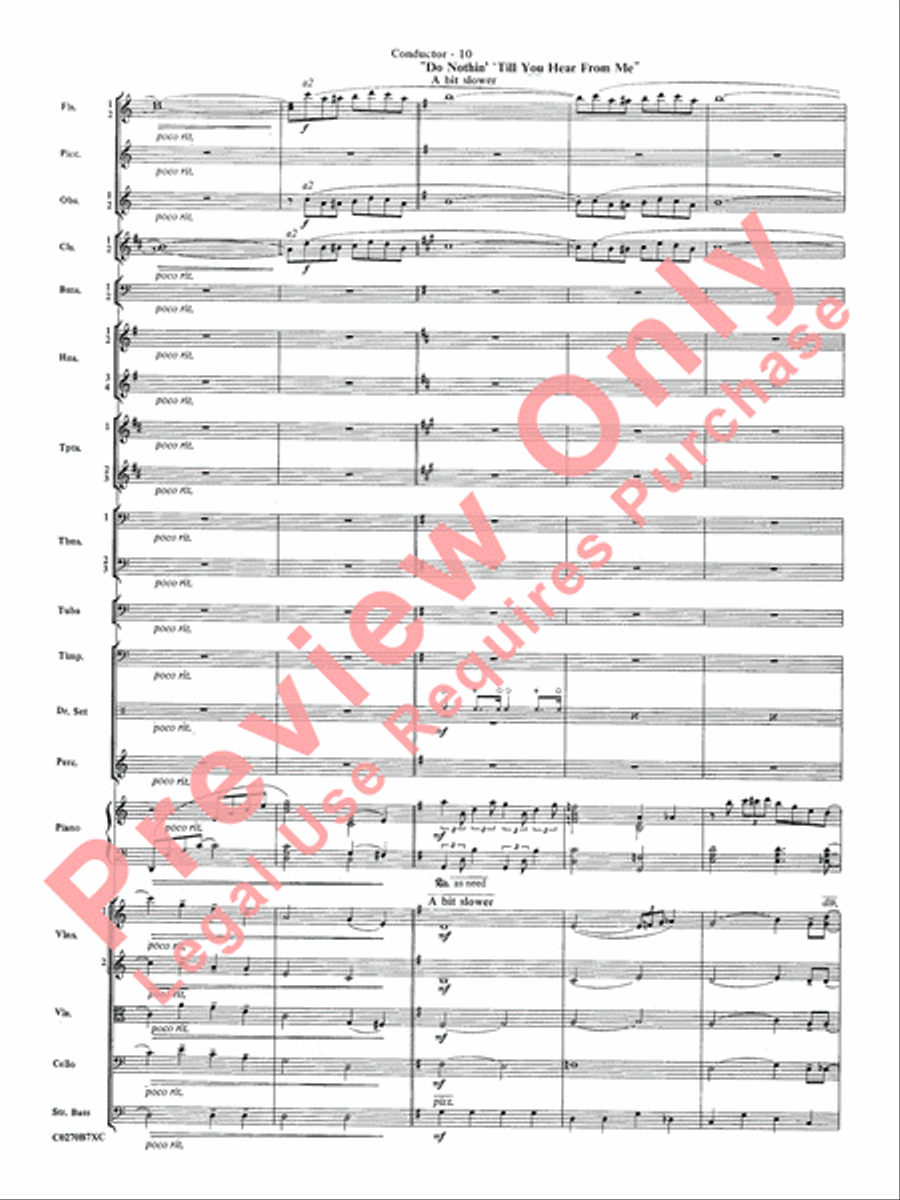 Duke Ellington! Full Orchestra scores gallery preview page 13
