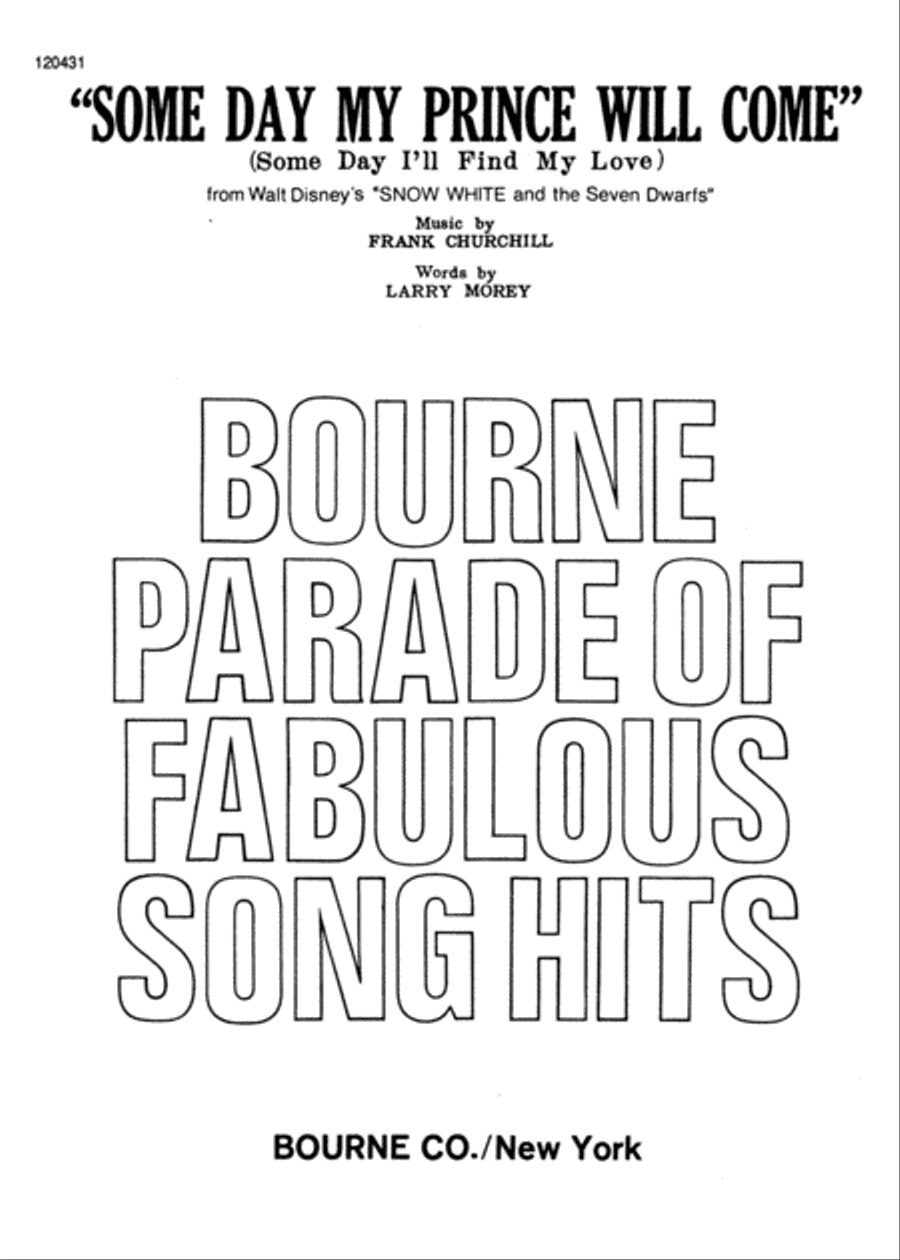 Someday My Prince Will Come Voice scores gallery preview page 1