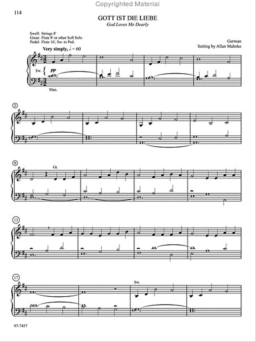 Hymn Prelude Library: Lutheran Service Book, Vol. 4 (FG) Organ scores gallery preview page 11