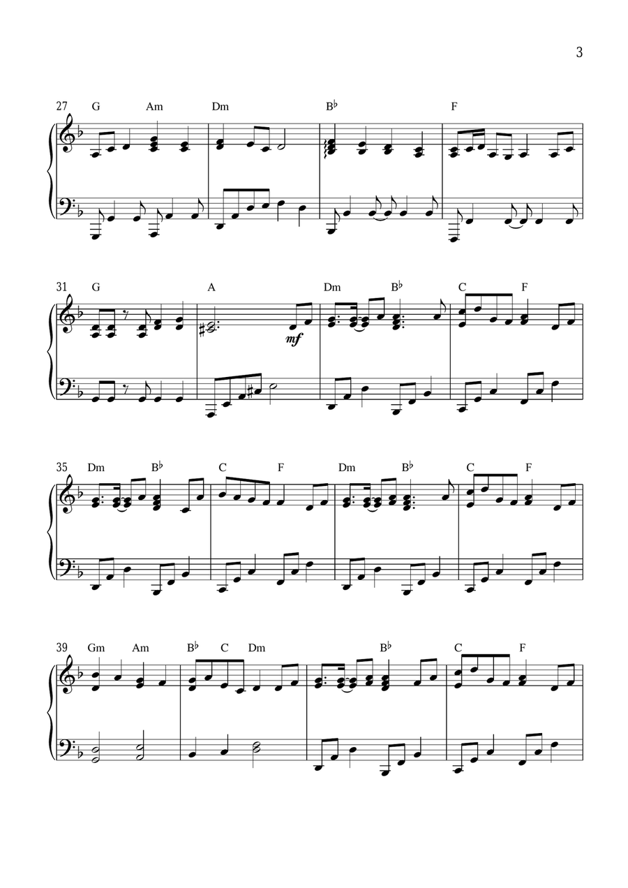 Senbonzakura Piano Method scores gallery preview page 3