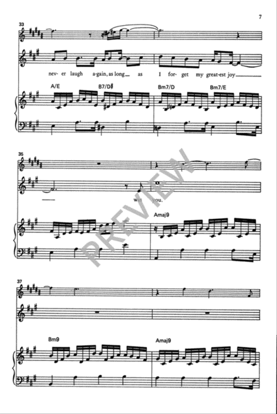If I Forget You, Jerusalem Choir scores gallery preview page 8