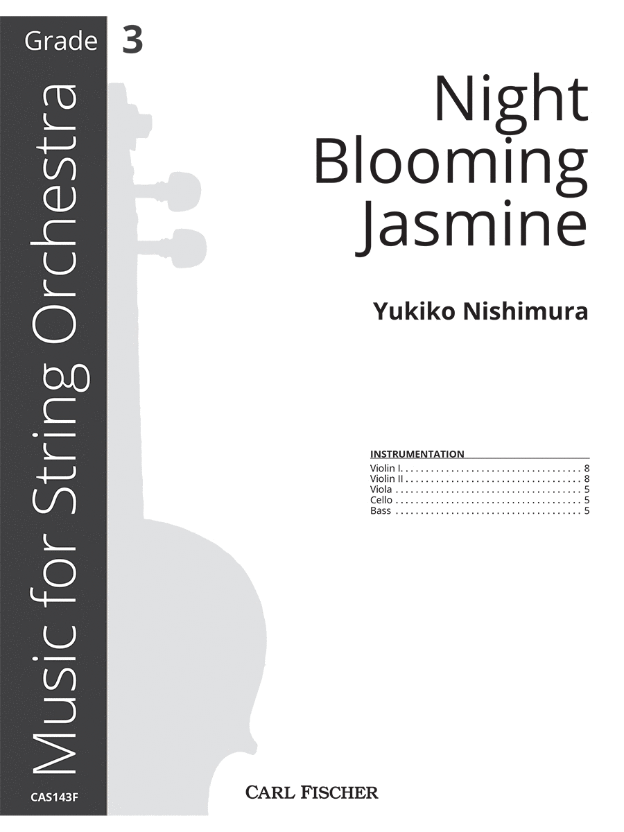 Night Blooming Jasmine String Orchestra scores gallery preview page 1