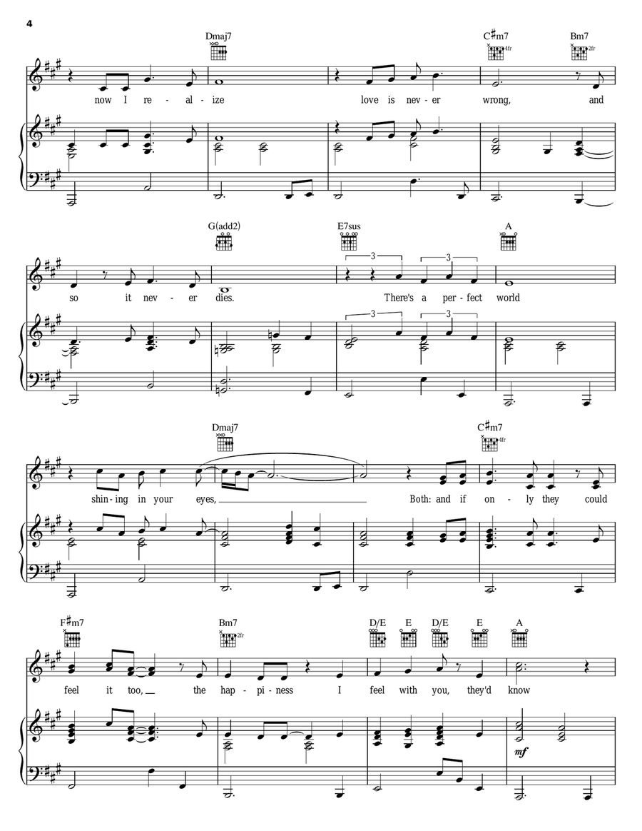 Love Will Find A Way Piano, Vocal, Guitar scores gallery preview page 4