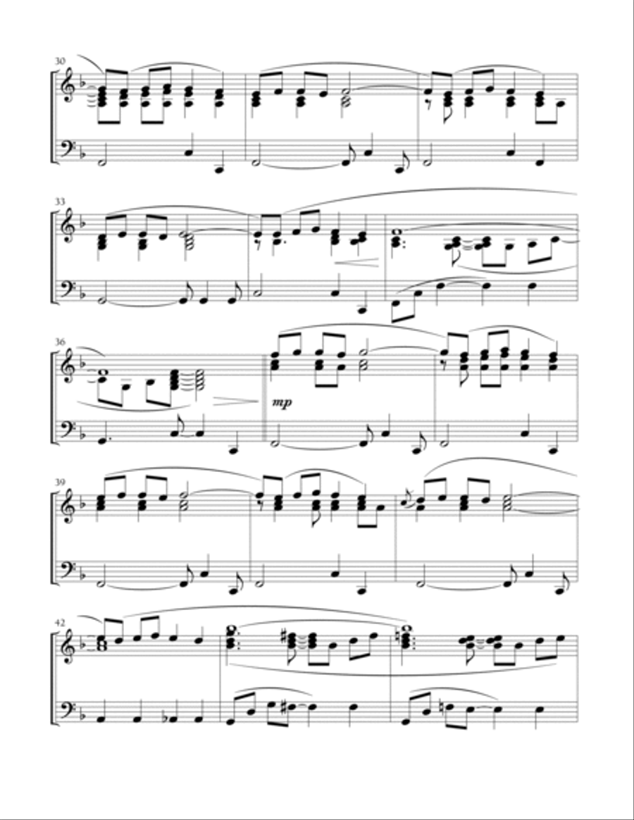 Strangers In The Night Piano Solo scores gallery preview page 3