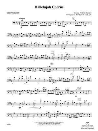 Hallelujah Chorus: String Bass