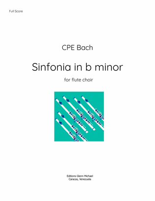 Sinfonia in B minor for Flute Choir