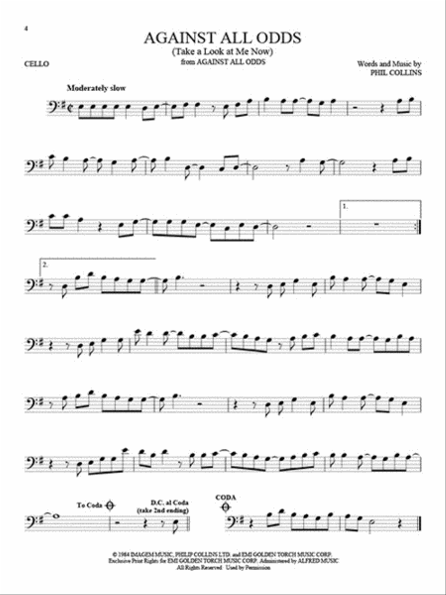 101 Movie Hits for Cello