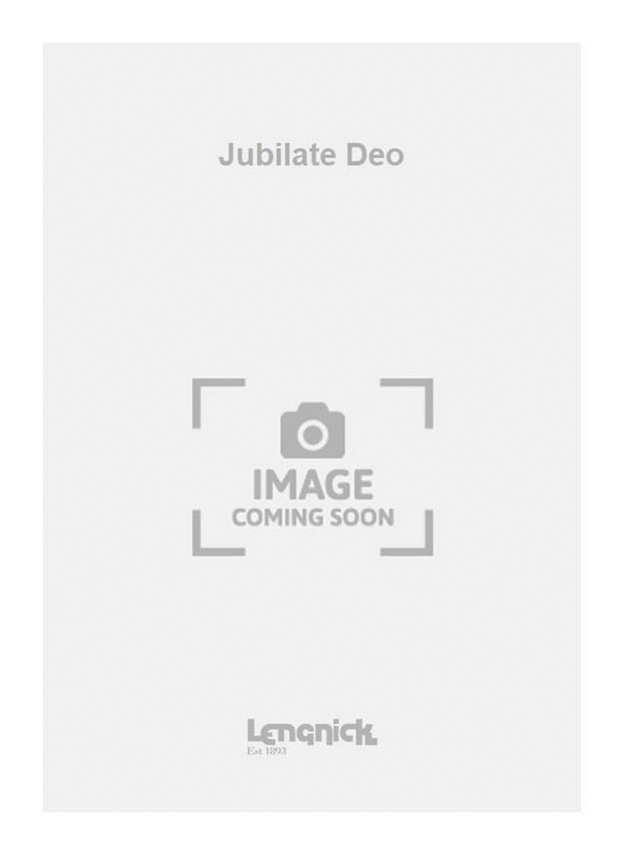 Jubilate Deo 4-Part scores gallery preview page 1