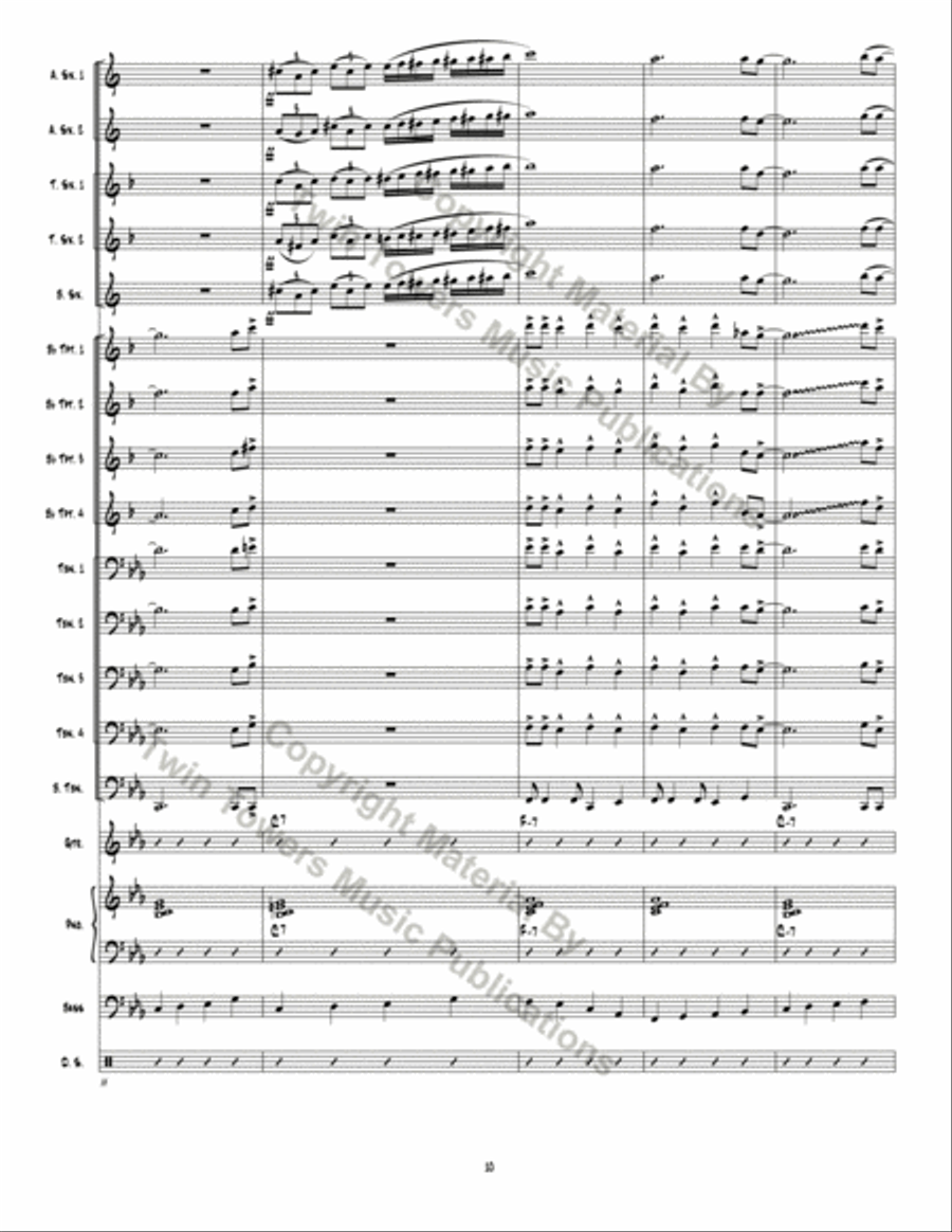 Ensemble Tear Jazz Ensemble scores gallery preview page 11