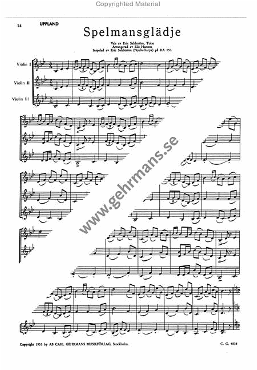 Tolv latar 2 Tolv latar 2 Violin scores gallery preview page 6
