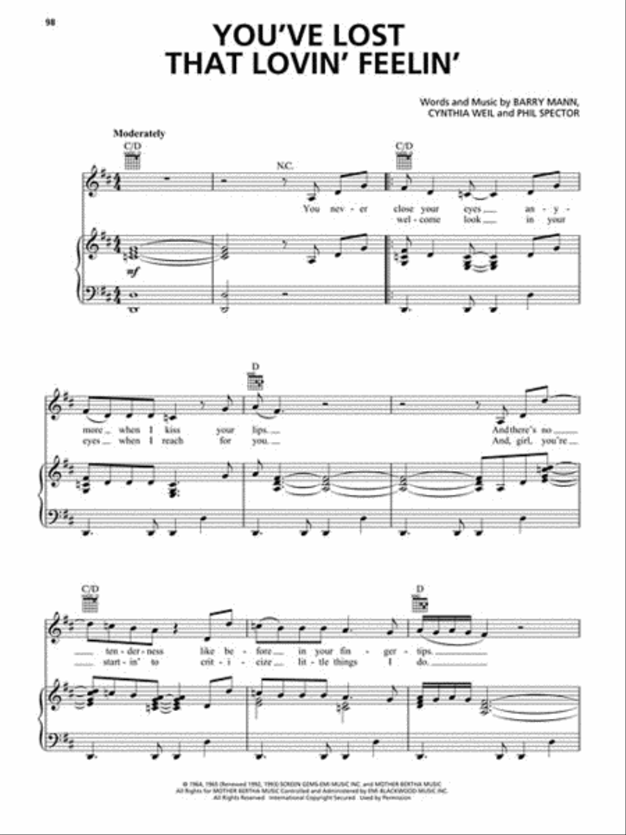 The Very Best of Daryl Hall & John Oates Piano, Vocal, Guitar scores gallery preview page 4