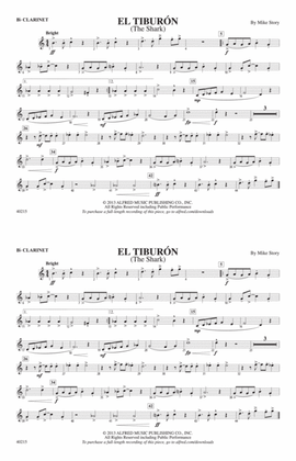 El Tiburón: 1st B-flat Clarinet