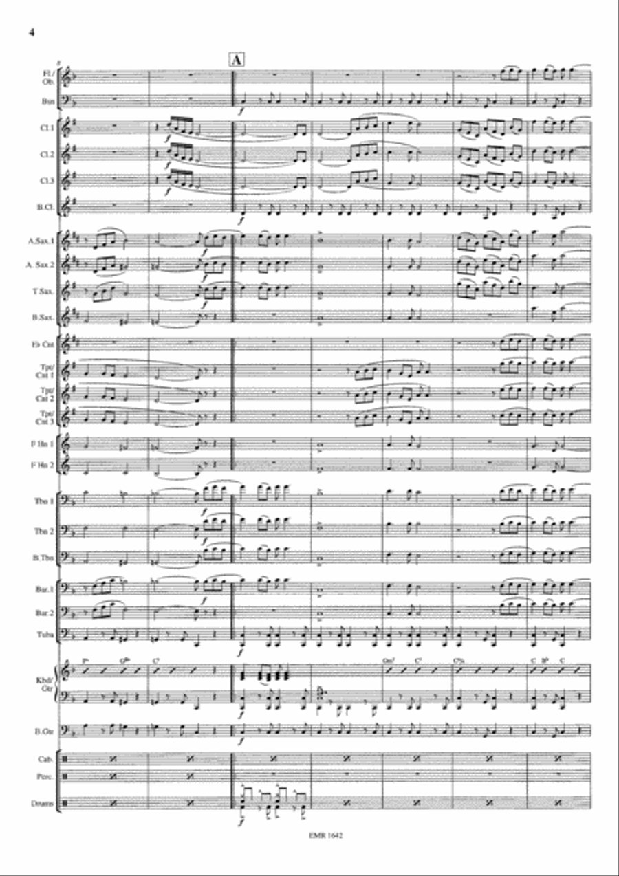 Guantanamera Concert Band scores gallery preview page 5