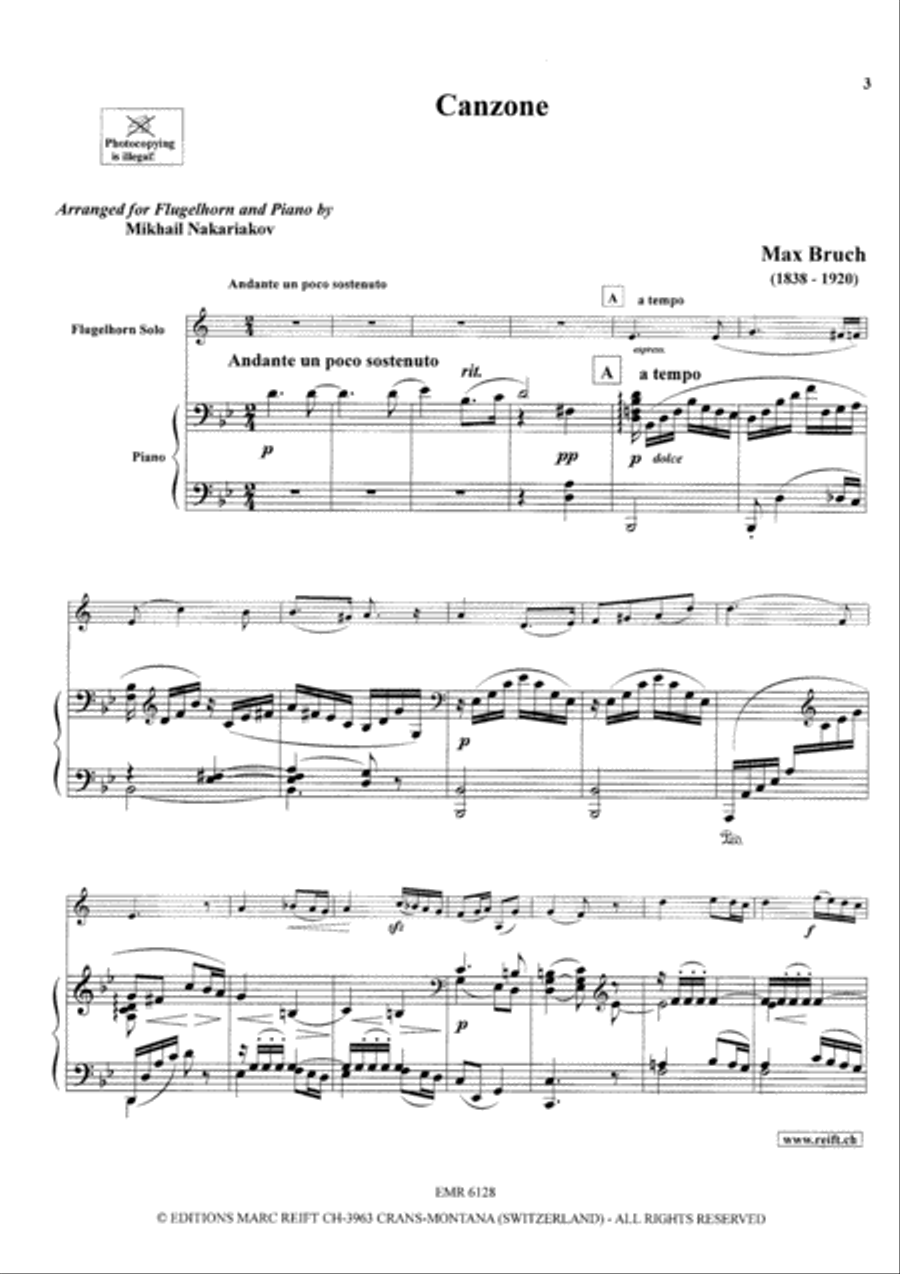 Canzone Canzone Flugelhorn scores gallery preview page 9