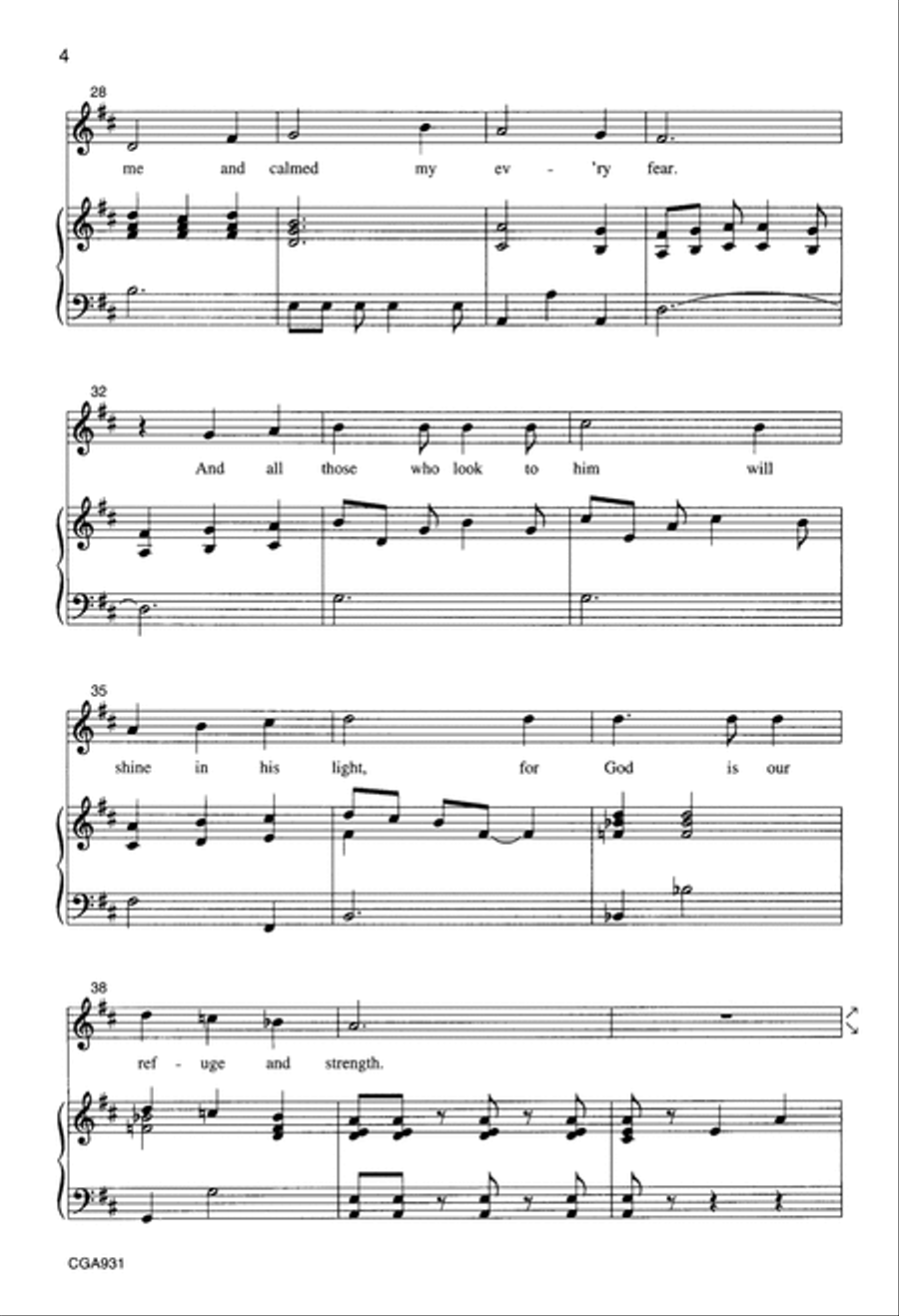 Three Psalms Settings for Unison/Two Part Choir Unison Choir scores gallery preview page 4
