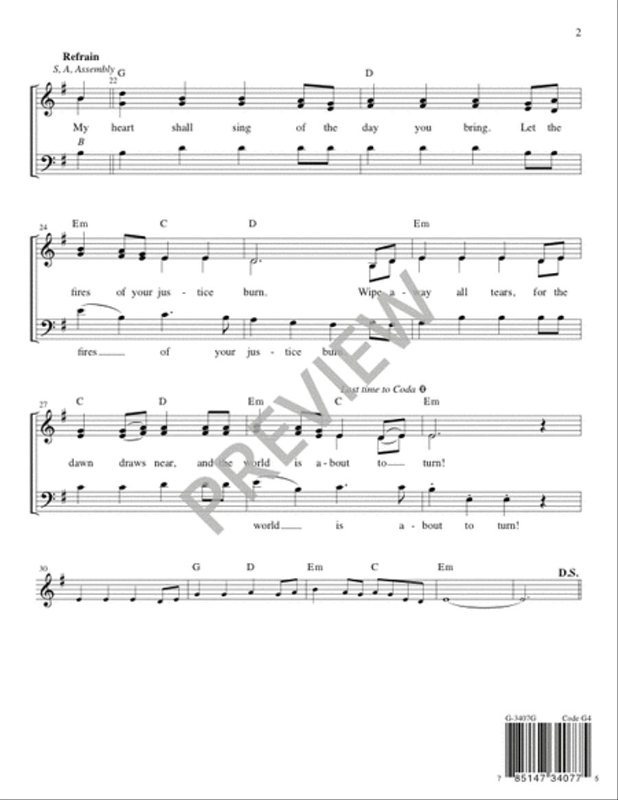 Canticle of the Turning - Guitar edition Guitar scores gallery preview page 3