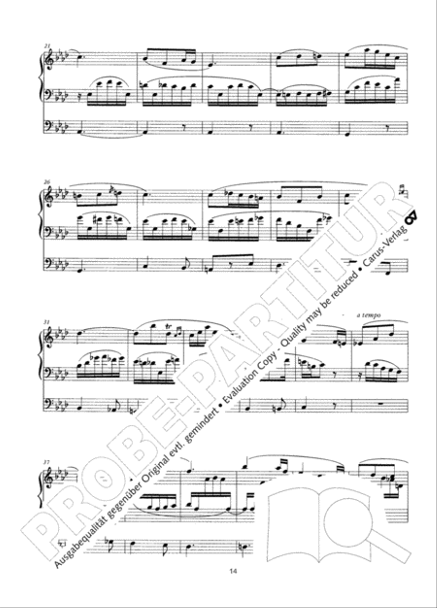 Zwolf Charakterstucke op. 156 Organ Solo scores gallery preview page 15