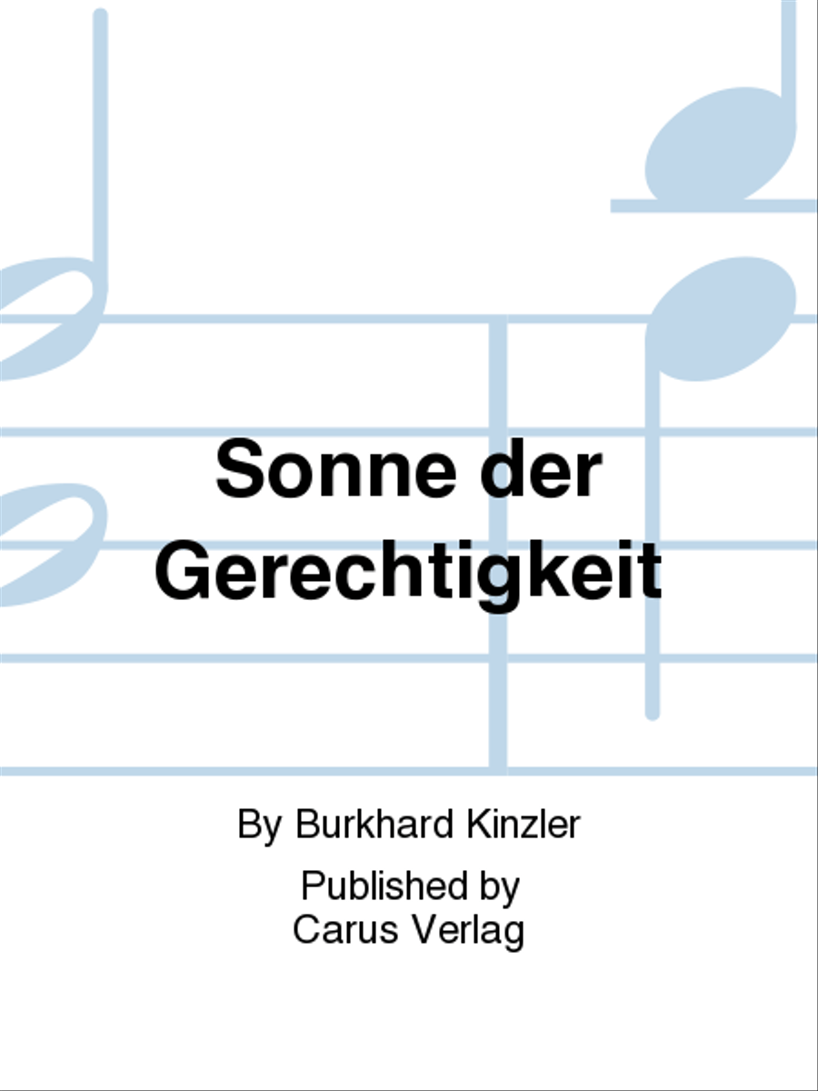 Sonne der Gerechtigkeit 4-Part scores gallery preview page 1