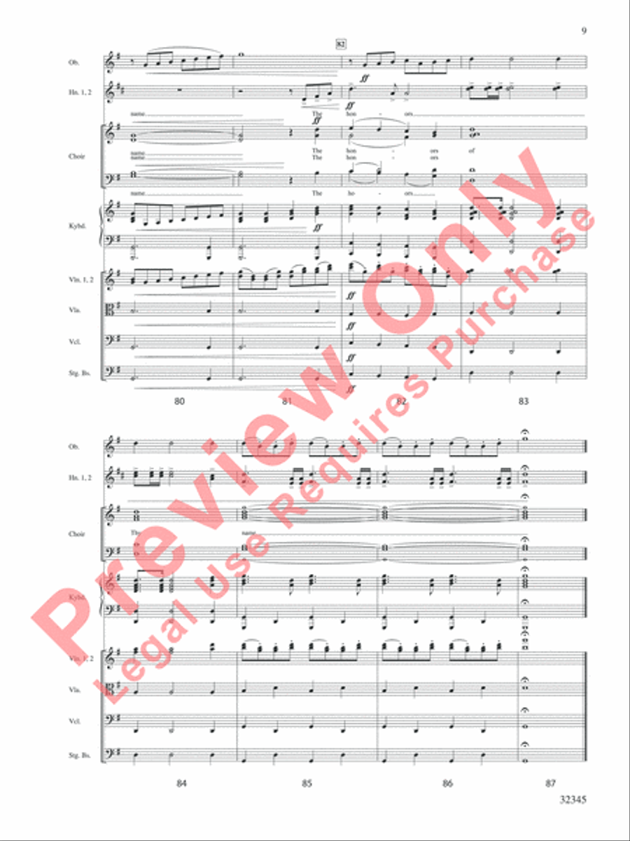 My Great Redeemer's Praise Choir scores gallery preview page 10