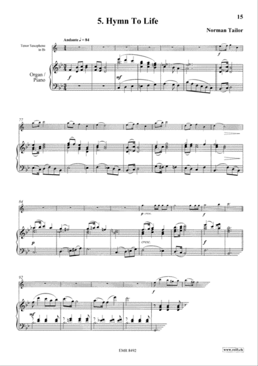Sacred Music Volume 4 Tenor Saxophone scores gallery preview page 7
