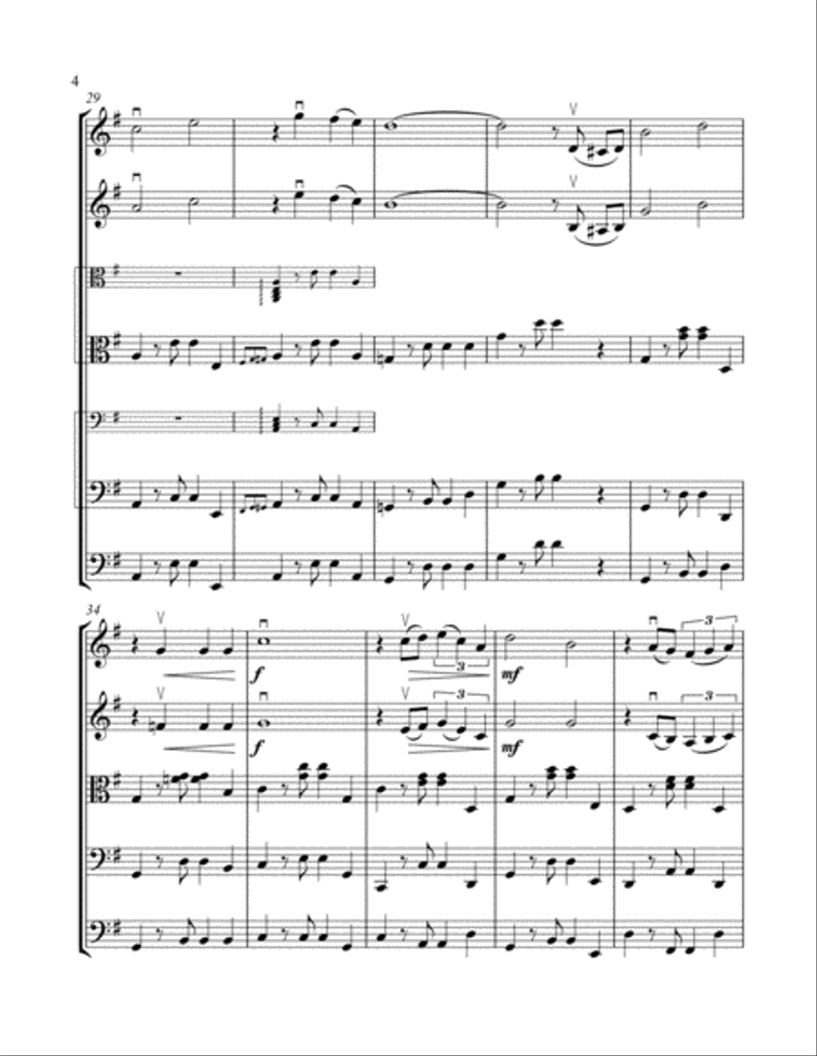 Tango Tango String Quintet scores gallery preview page 4