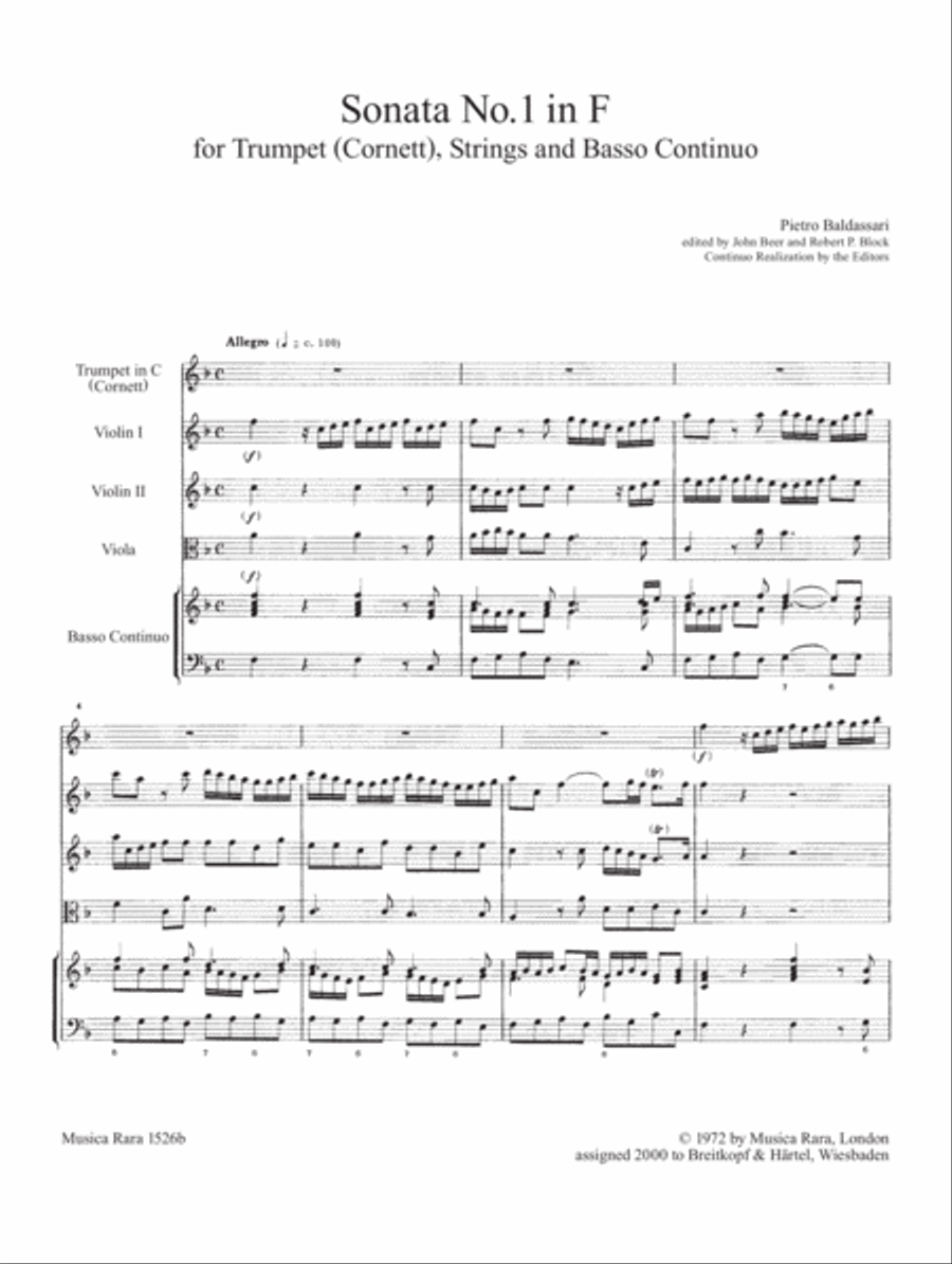 Sonata No. 1 in F Orchestra scores gallery preview page 2