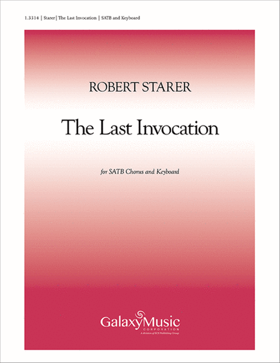 The Last Invocation The Last Invocation 4-Part scores gallery preview page 1
