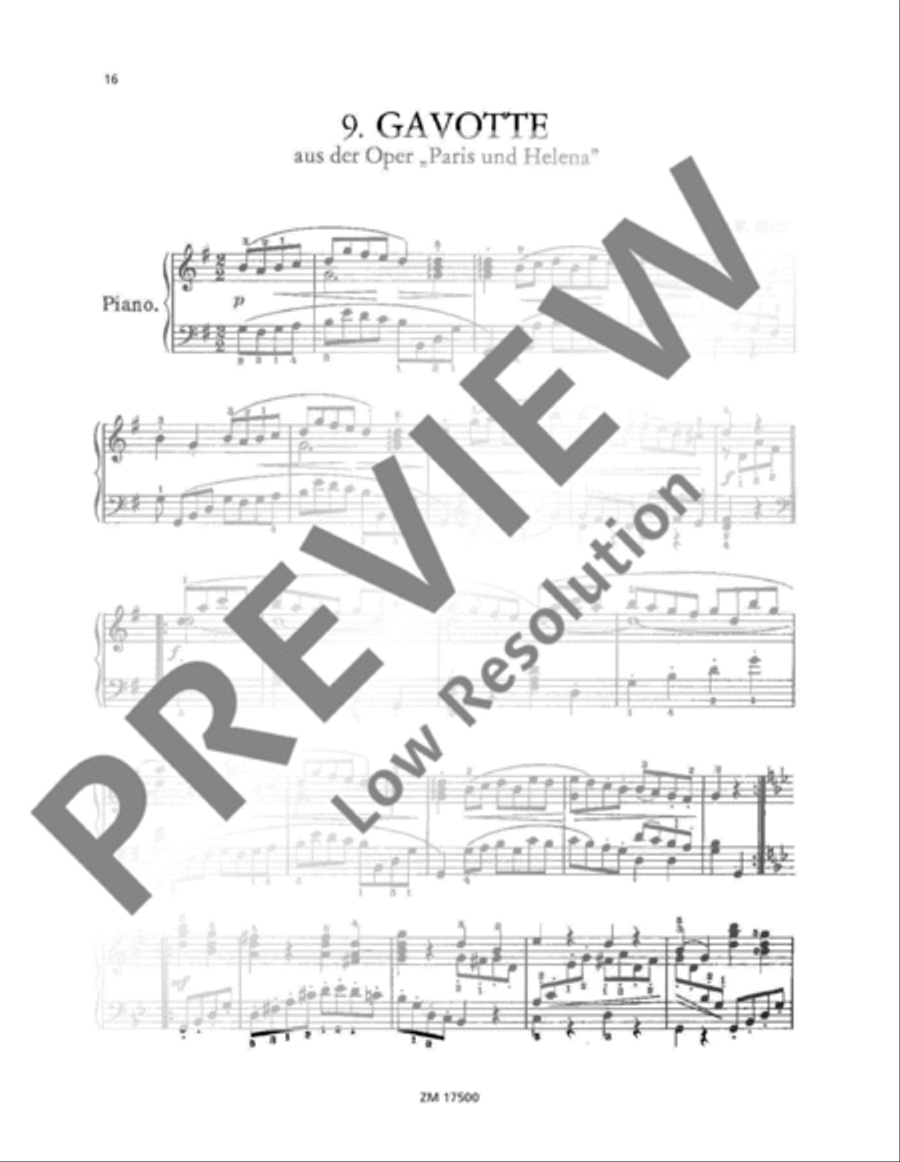 Beauties of Classical Music Piano Solo scores gallery preview page 17