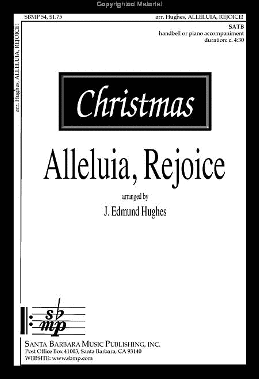 Alleluia, Rejoice! - SATB Octavo image number null