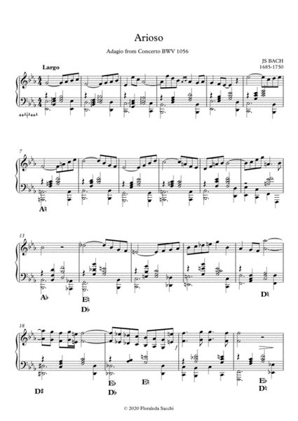 Arioso BWV 1056 & Tempo di Borea BWV 1002