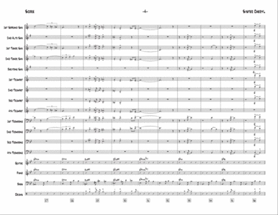 Sister Cheryl Jazz Ensemble scores gallery preview page 5