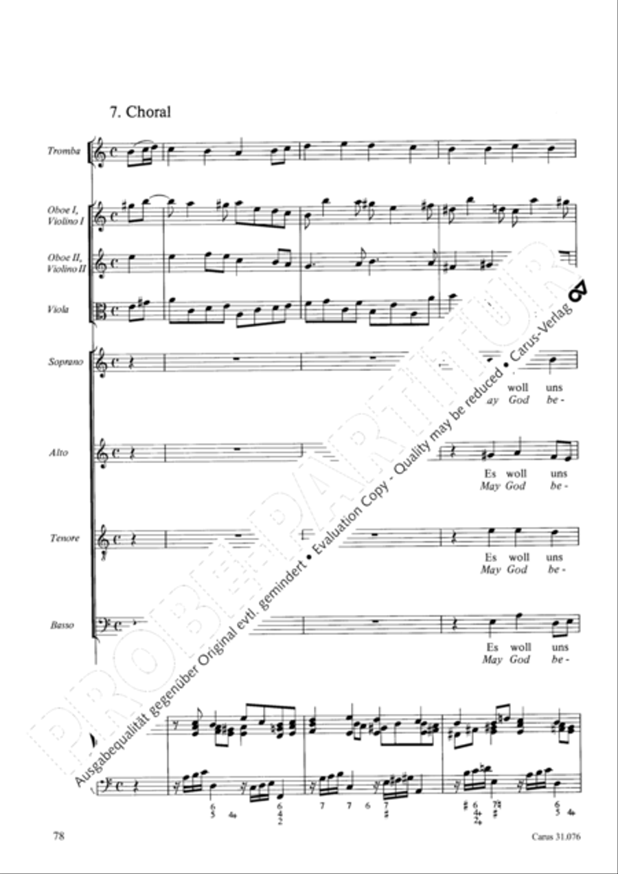 The heavens are telling the Father's glory (Die Himmel erzahlen die Ehre Gottes) 4-Part scores gallery preview page 79
