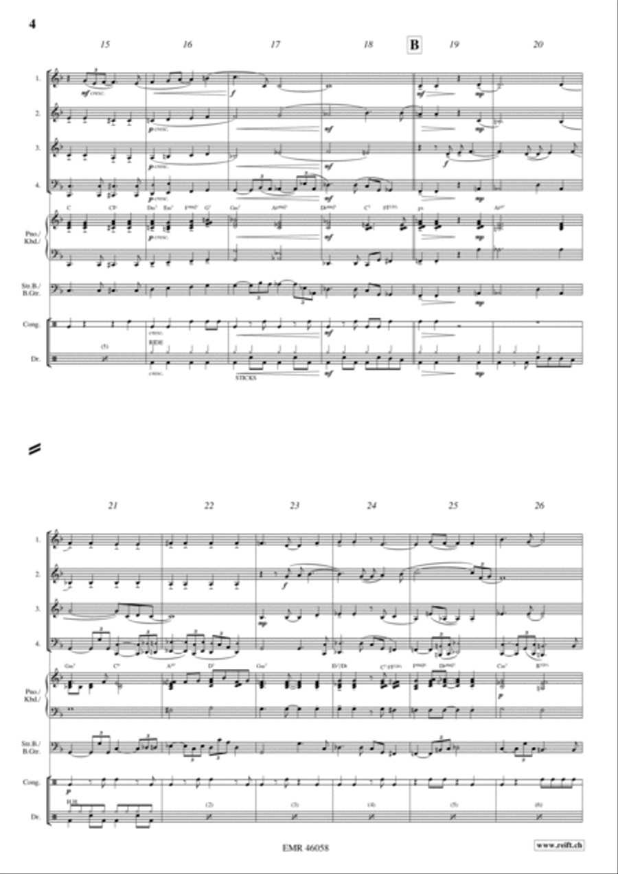 Embraceable You Woodwind Quartet scores gallery preview page 3