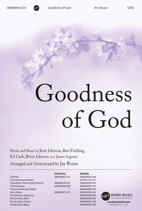 Book cover for Goodness of God - Anthem