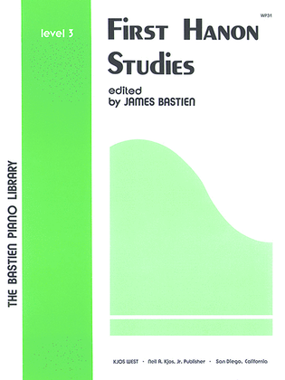 Book cover for First Hanon Studies