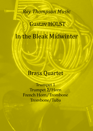 Book cover for Holst: In the Bleak Midwinter - brass quartet