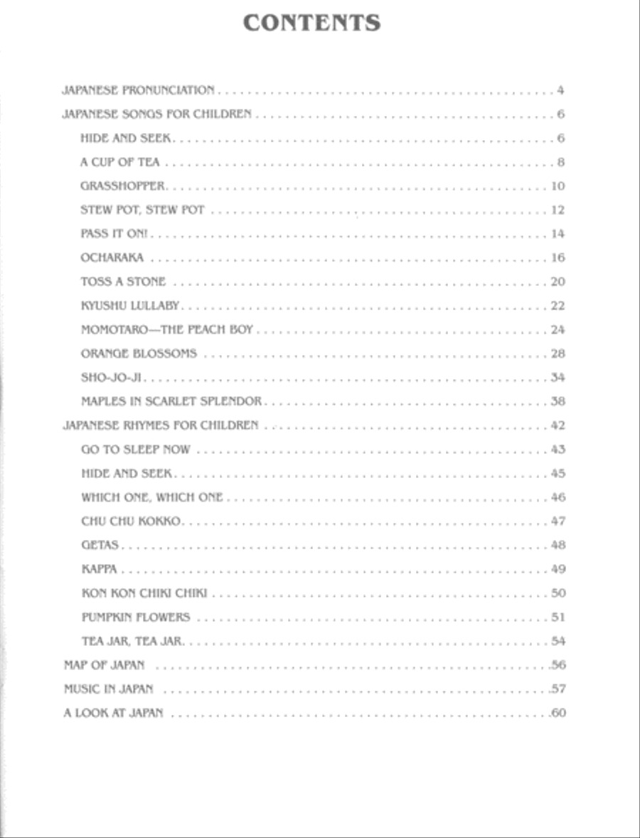 Games Children Sing . . . Japan Voice scores gallery preview page 5