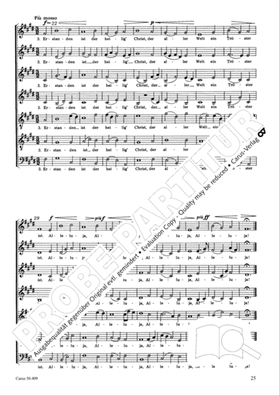 Zwolf deutsche geistliche Gesange Score scores gallery preview page 26