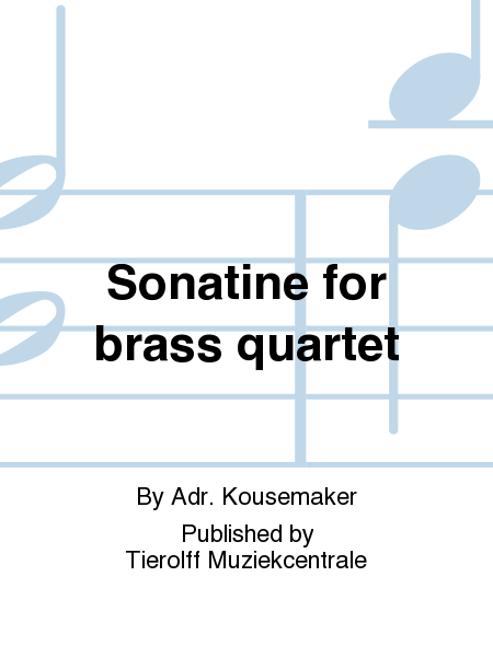 Sonatine for brass quartet