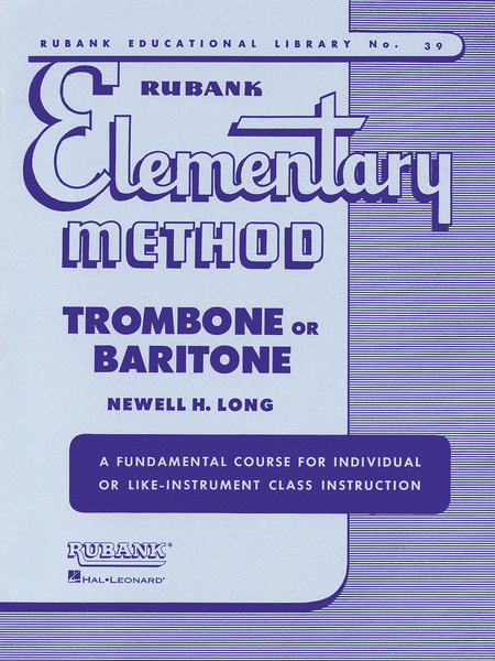 Rubank Elementary Method - Trombone Baritone