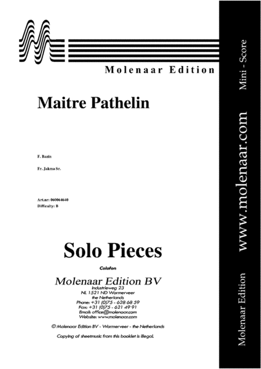 Maitre Pathelin