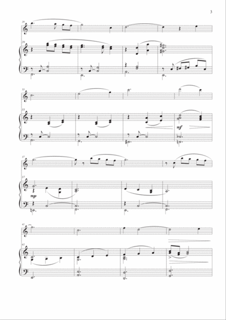 Moon River Flute Solo scores gallery preview page 4