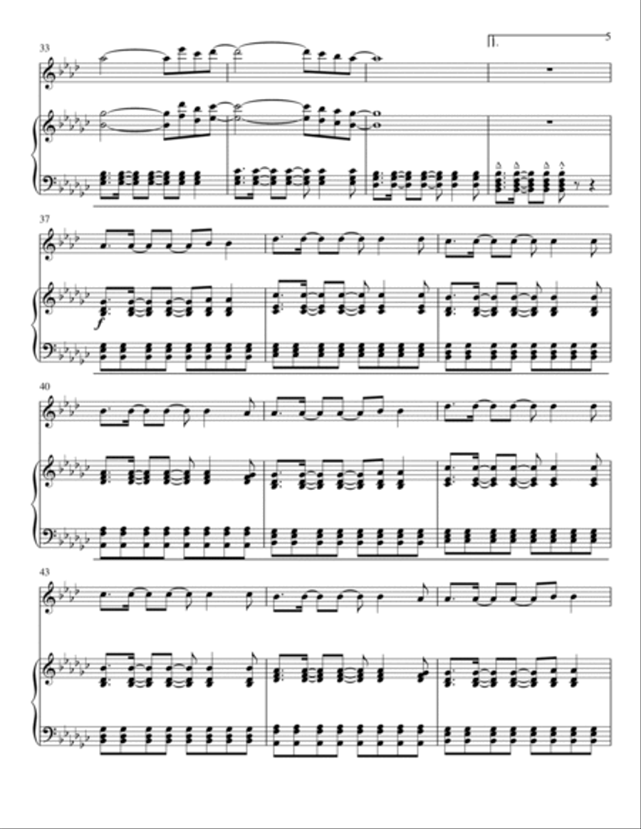 A Sky Full Of Stars Small Ensemble scores gallery preview page 5