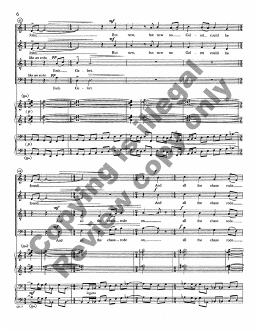 Beth Gelert 4-Part scores gallery preview page 8