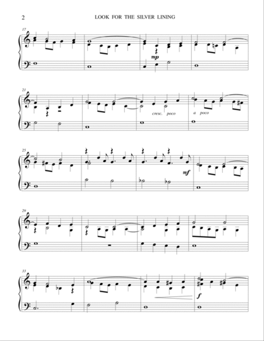 25B. Look for the Silver Lining (from the musical 