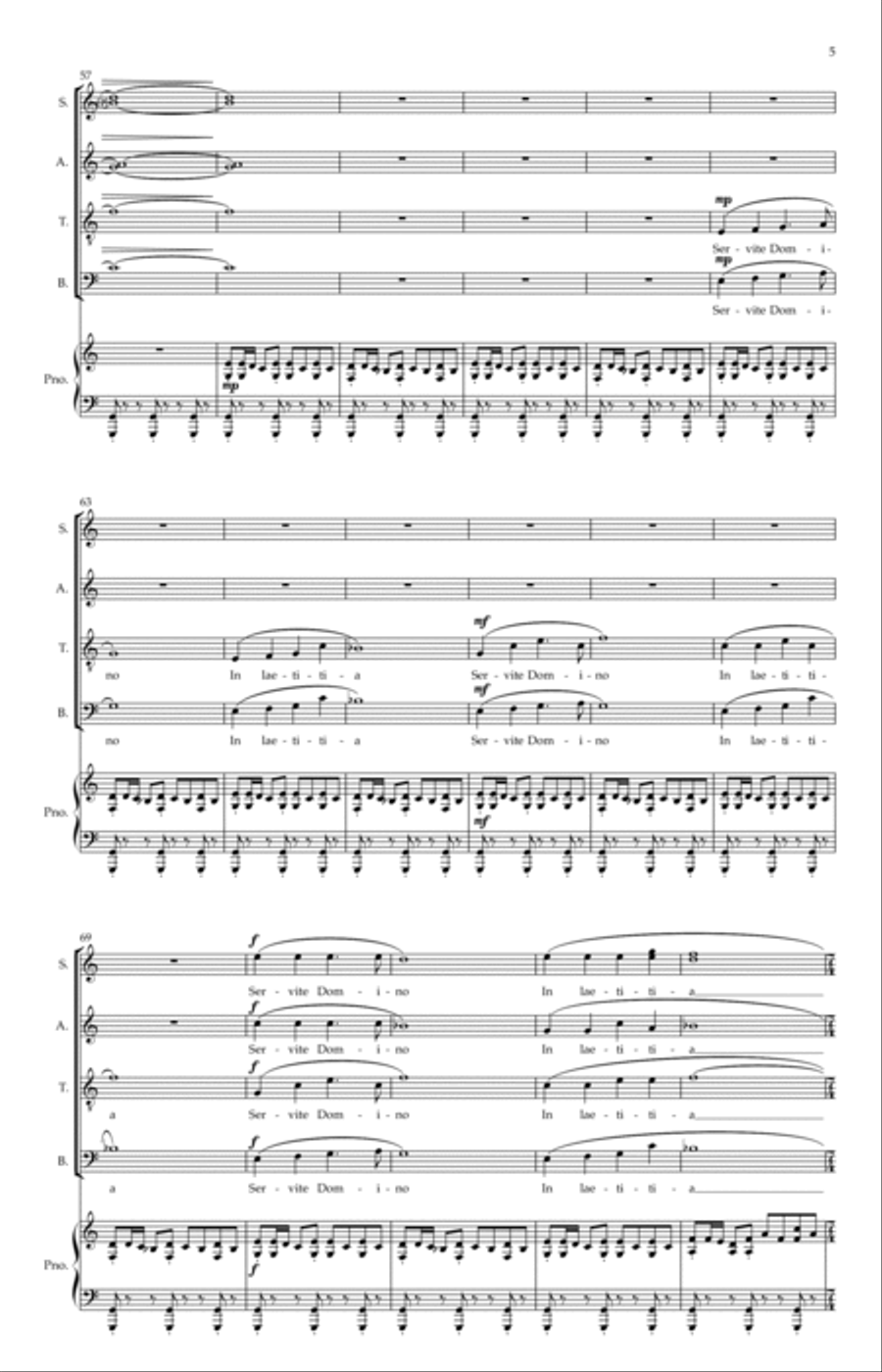 Jubilate Deo Divisi scores gallery preview page 5